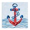 Stupell Industries Brushed Nautical Anchor Canvas, design by Paul Brent